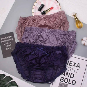 Sajiero Milky 100% Silk Plus Size Panty good quality leak proof panties for ladies price in pakistan online