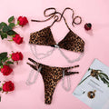 Sajiero Nuremberg Luxury Leopard Print Lingerie Set - My Store