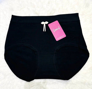 Sajiero OPS Plus Size High Waist Tummy Cotton Panty - My Store