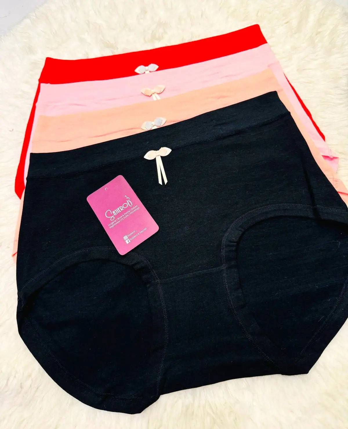 Sajiero OPS Plus Size High Waist Tummy Cotton Panty - My Store