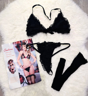 Sajiero Sk 3pcs Fancy Sexy Transparent Bikini Set - My Store