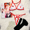 Sajiero Sk 3pcs Fancy Sexy fleecy Bikini Set - My Store