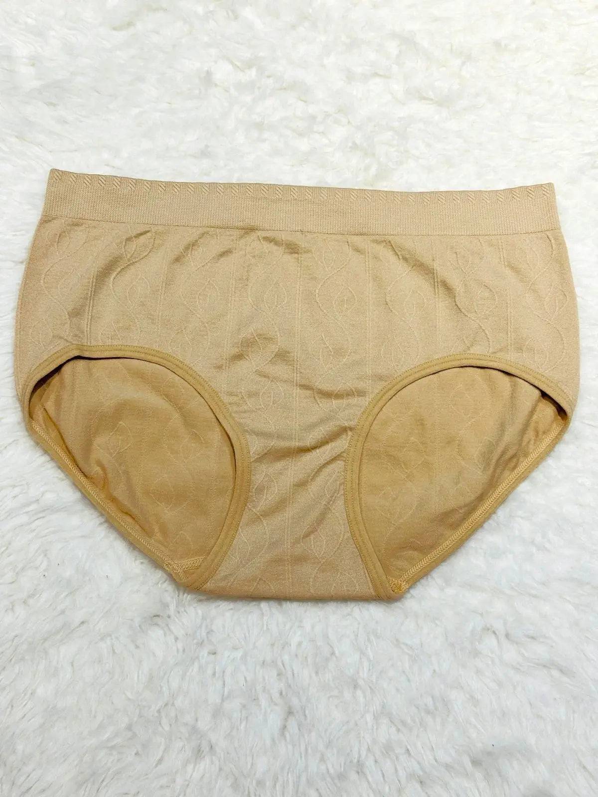 Sajiero Soft Pattern Brief Cotton Panty - My Store