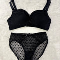 Sajiero Spandex Padded Bra and Panty Set - My Store