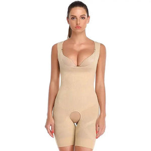 Sajiero Spanx Full Body Corset Crotch Buckle Body Shaper - My Store