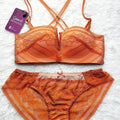 Sajiero Spirit Padded Bra and Panty Set - My Store