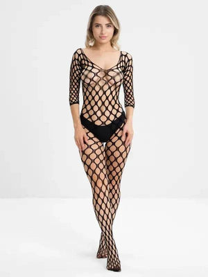 Sajiero Spotty Large Circle Hole Sexy Full Body Stocking - My Store