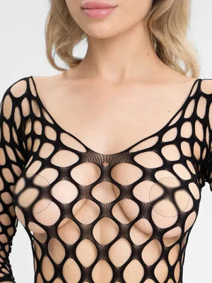 Sajiero Spotty Large Circle Hole Sexy Full Body Stocking - My Store