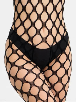 Sajiero Spotty Large Circle Hole Sexy Full Body Stocking - My Store