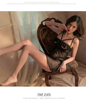 Sajiero Tarnant Open Bust Transparent Lingerie - My Store