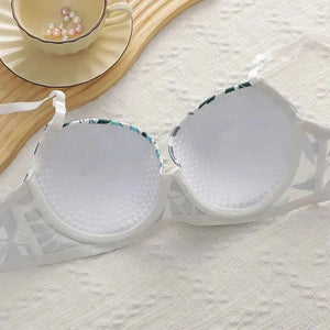 Sajiero Whisper Floral Padded Bra and Panty Set - My Store