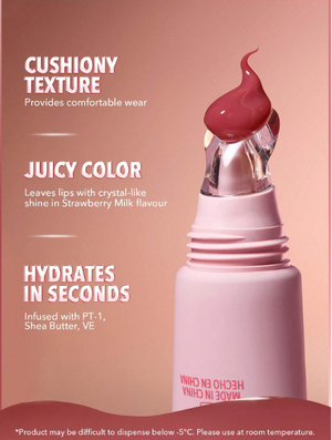 SHEGLAM - Crystal Glaze Moisturizing Lip Care-Strawberry Milk - My Store