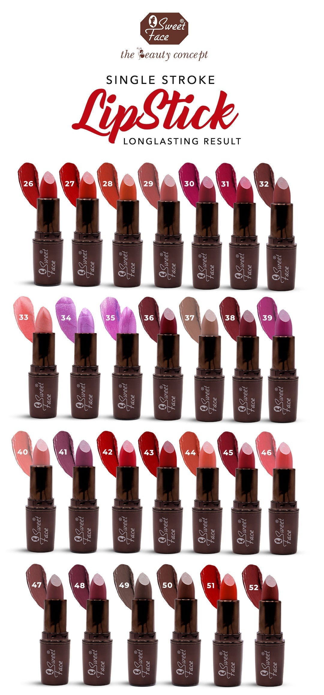 Sweetface - Glamorous Lipstick