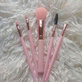 Shein Makeup Brush Set 5'S (Dark Pink) - My Store