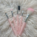 Shein Makeup Brush Set 5'S (Light Pink) - My Store