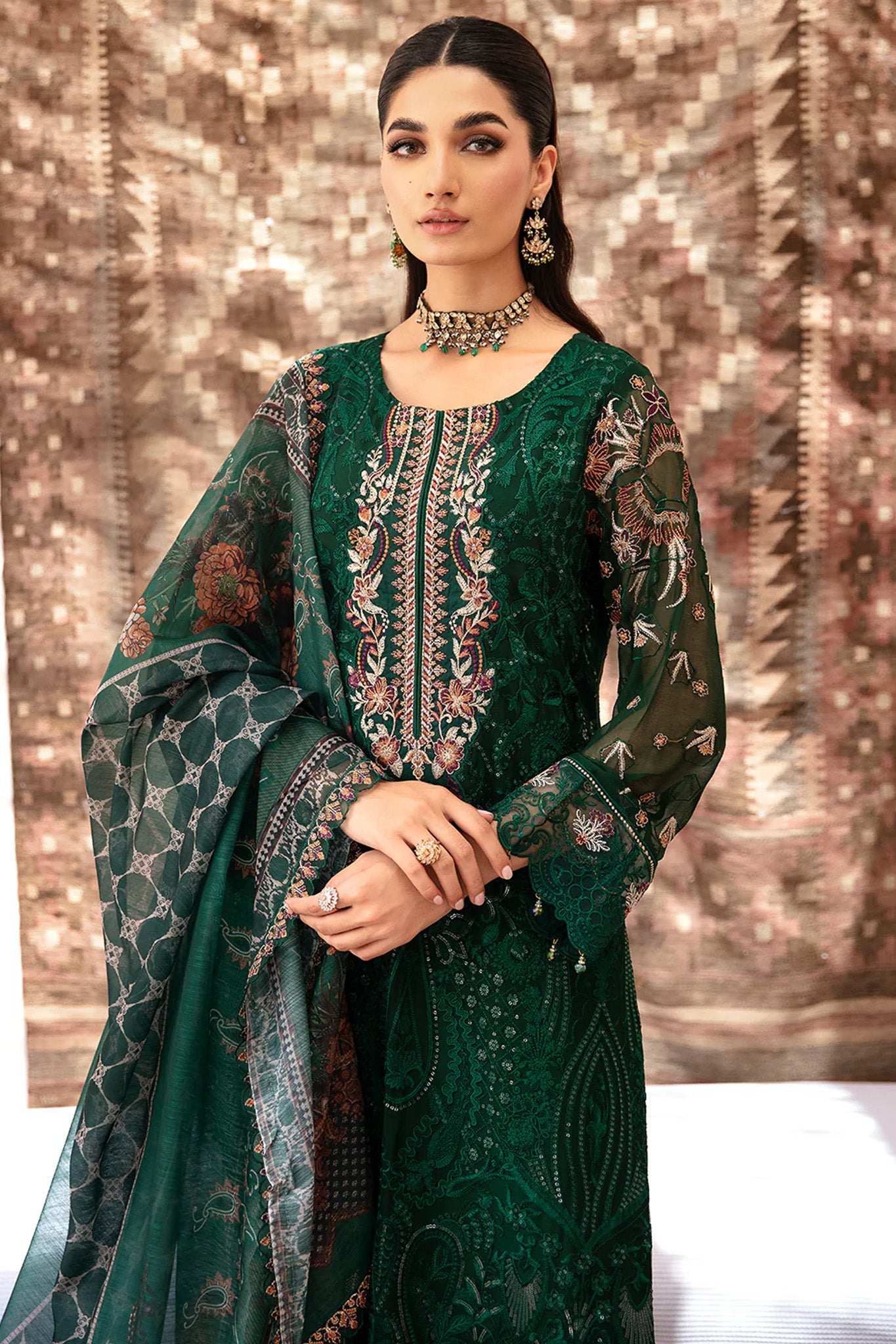 Dastan by Ramsha Unstitched 3 Piece Formals Vol-02 Collection'2025-T-204