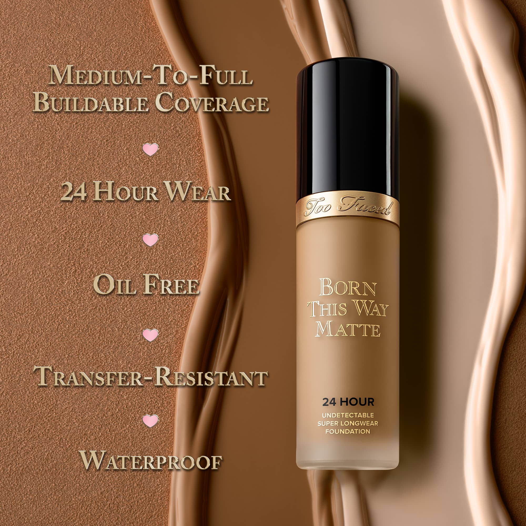 Too Faced Born This Way Matte 24hr Undetectable Foundation - Snow 30Ml
