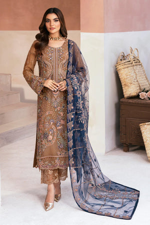 Arzoo by Ramsha Unstitched 3 Piece Chiffon Vol 01 Collection'2025-U-110