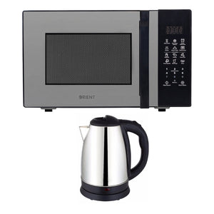 Orient Muffin 30D Grill Black - 30 Litres + Imported Kettle - Snapcart.pk