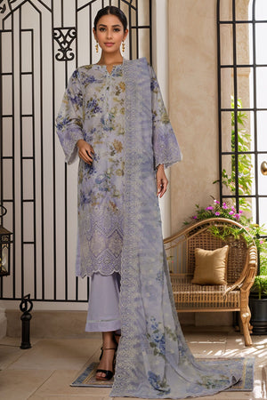 Laser Fusion By Sada Bahar Stitched 3 Piece Chikankari Collection'2025-CKP-Asmani