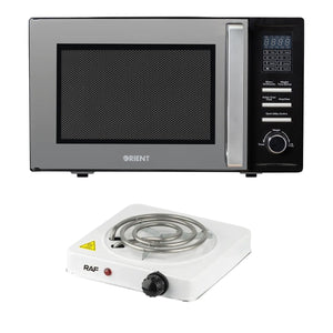 Orient Pizza 34D Grill Black - 34 Litres + Electric Stove - Snapcart.pk