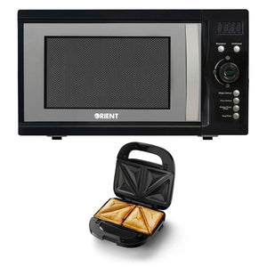 Orient Tikka 23D Grill Black - 23 Litres + Imported Sandwich Maker - Snapcart.pk