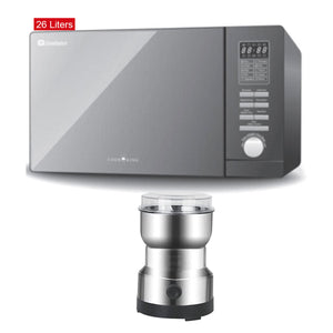 Dawlance 26 Liters Microwave Oven DW-128G + Imported Masala Grinder - Snapcart.pk