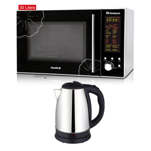 Dawlance 30 Liters Microwave Oven DW-131 HP + Imported Kettle - Snapcart.pk