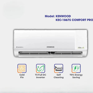KENWOOD 1.5 TON ECOMFORT PRO INVERTER AC Model KES-1867S