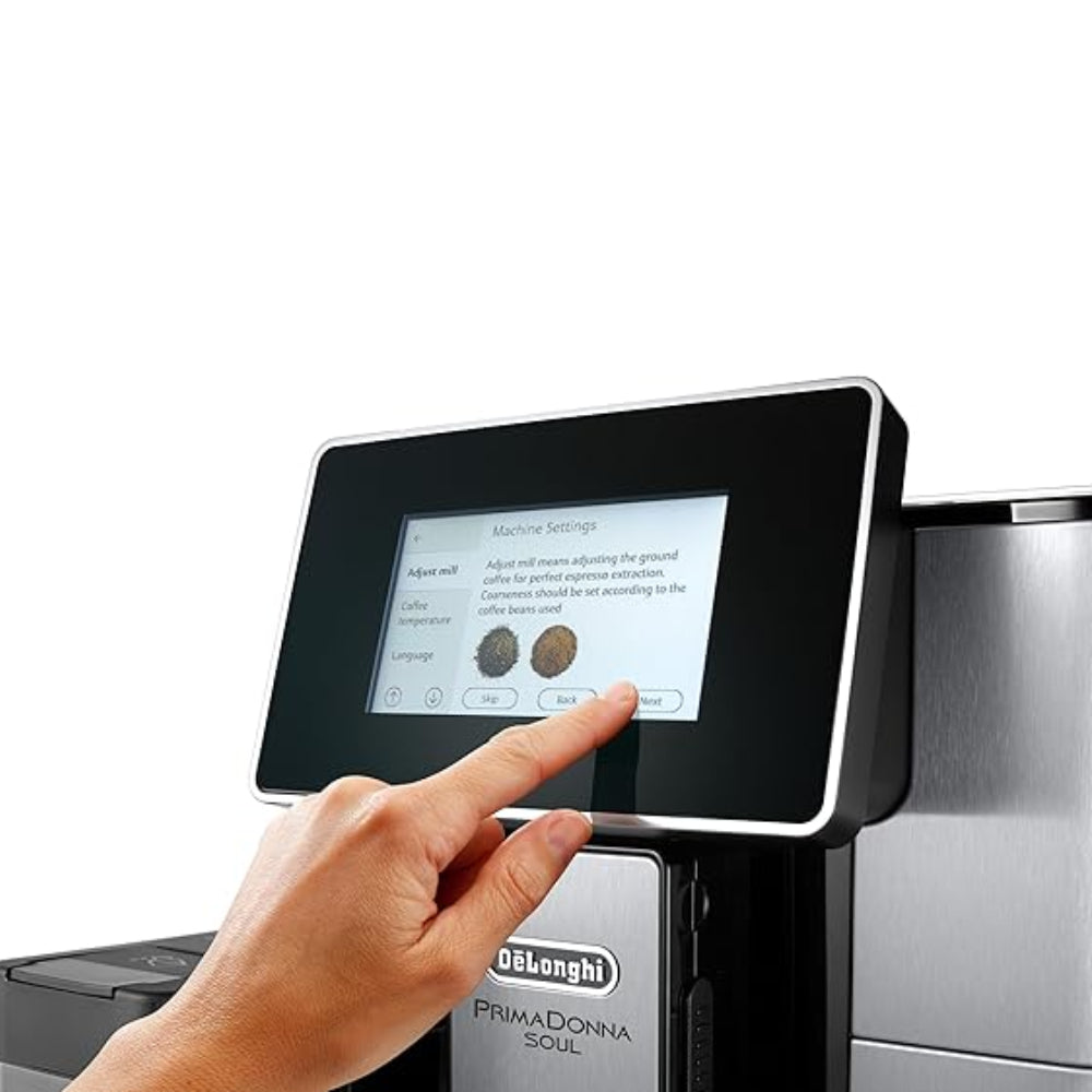 DELONGHI PRIMADONNA SOUL FULLY AUTOMATIC COFFEE MACHINE Model ECAM610.75.MB