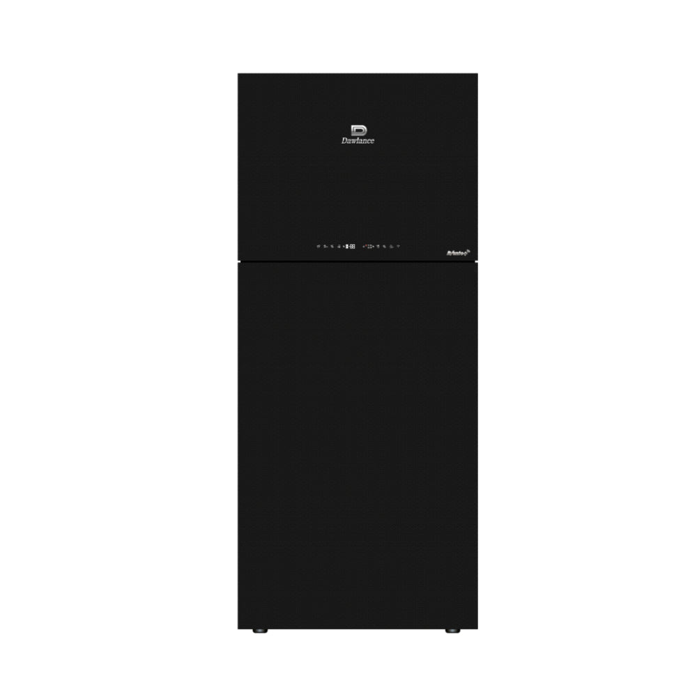 DAWLANCE TWO DOOR REFRIGERATOR INVERTER Model 9193 GRAZE+ GEM BLACK