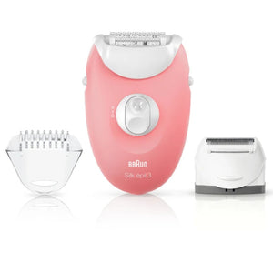 BRAUN SLIK-EPIL EPILATOR WITH 3 EXTRAS INCL SHAVER HEAD Model SE3-440