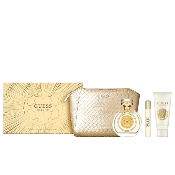 Guess Bella Vita For Women Set EDP 100Ml+EDP 15Ml+Body Lotion 100Ml+Pouch