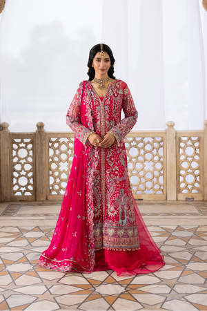 Ember Festive By Aylin Unstitched 3 Piece Formals Collection'2025-Fuchsia