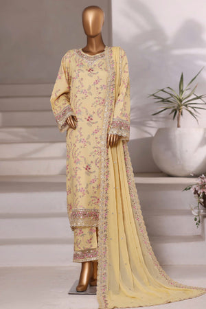 Sada Bahar Stitched 3 Piece Luxury Viscose Winter Collection'2025-VCK-311-Yellow