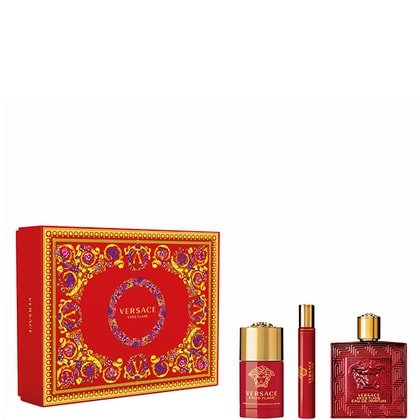 Versace Eros Flame For Men Set EDP 100Ml+EDP 10Ml+Deo Stick 75Ml