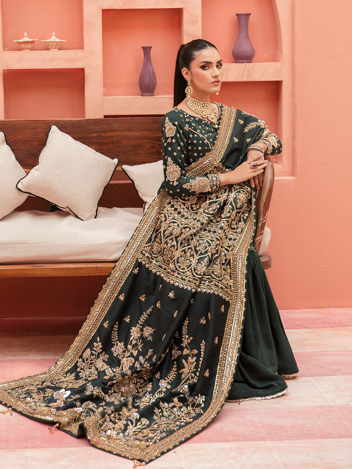 Aarzoo By Gulaal Bridal Shawl-GL-WS-22V1-33 (Shawl)