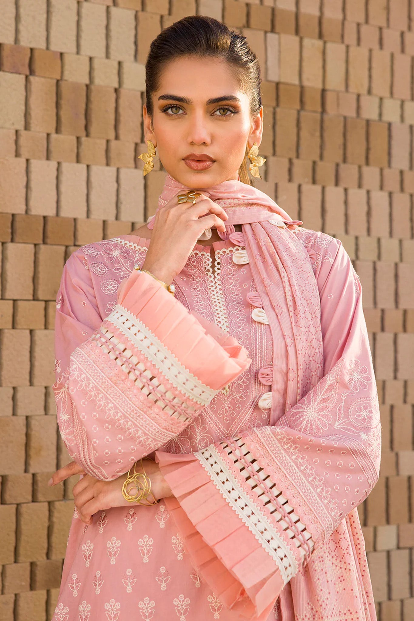 Zellbury Unstitched 3 Piece Chikankari Cotton Vol-04 Collection'2025-WUC-0072