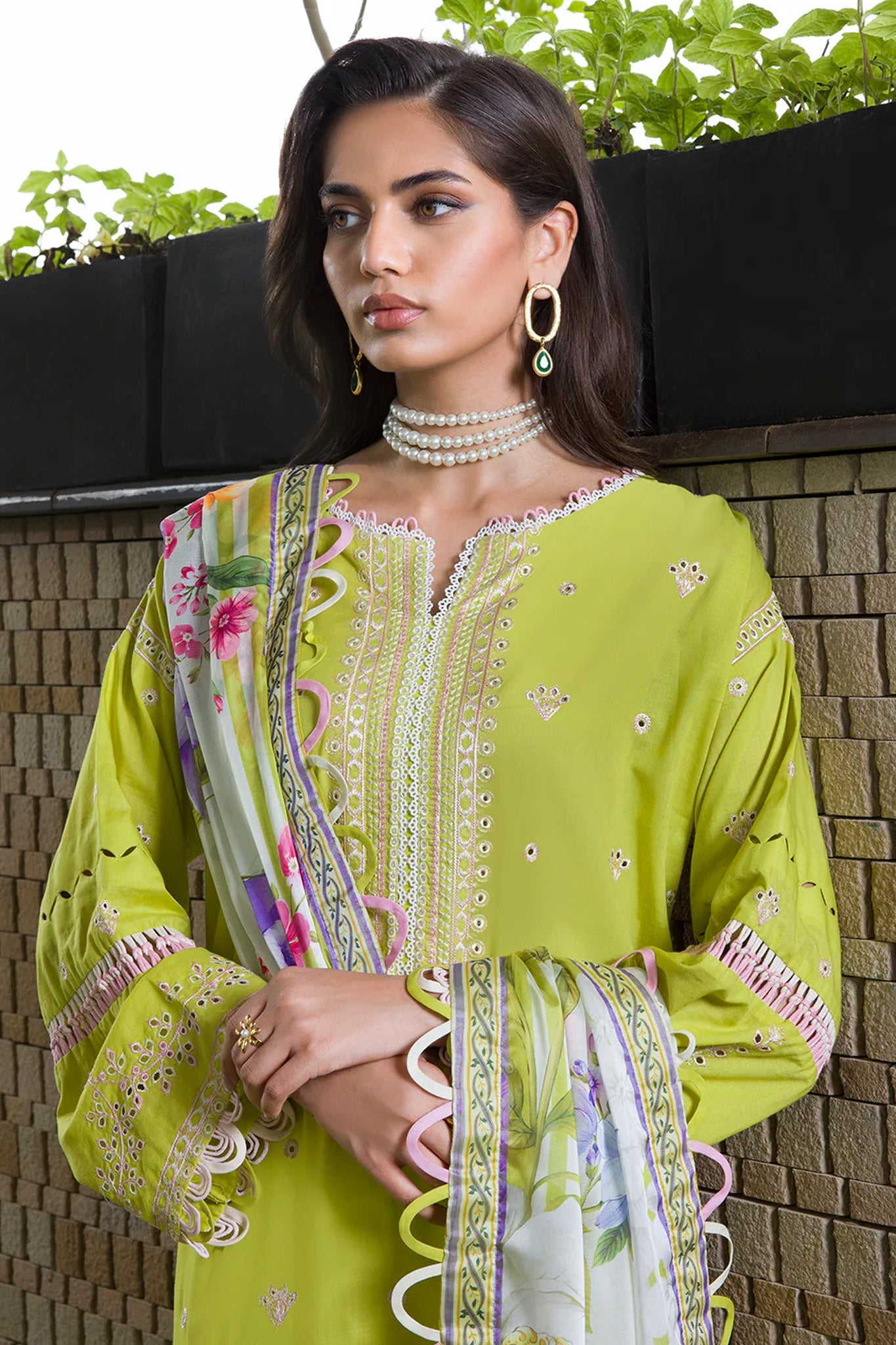 Zellbury Unstitched 3 Piece Chikankari Cotton Vol-04 Collection'2025-WUC-0081
