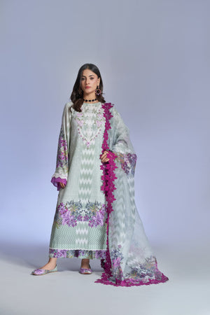 The Affordables By Mariam Malik Unstitched 3 Piece Digital Printed Lawn Collection'2025-Bloom