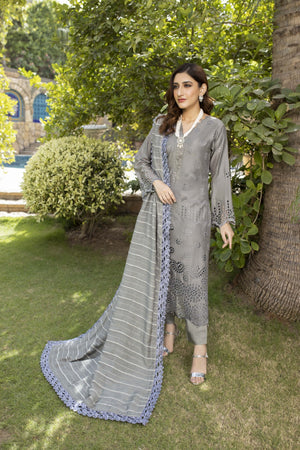 Nissa By Dr Haris Unstitched 3 Piece Viscose Collection-Nis-008