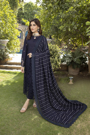 Nissa By Dr Haris Unstitched 3 Piece Viscose Collection-Nis-007