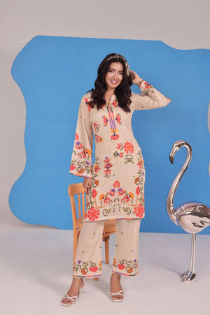 Working Women By Dr Haris Unstitched 2 Piece Vol-03 Collection-Wwd-027