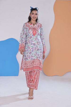 Working Women By Dr Haris Unstitched 2 Piece Vol-03 Collection-Wwd-021