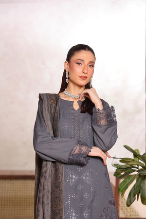 Zarna By Dr Haris Unstitched 3 Piece Dhanak Collection-Zar-002