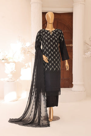 Monochrome By Dr Haris Unstitched 3 Piece Lawn Collection-Mon-004