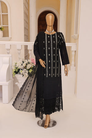 Monochrome By Dr Haris Unstitched 3 Piece Lawn Collection-Mon-002