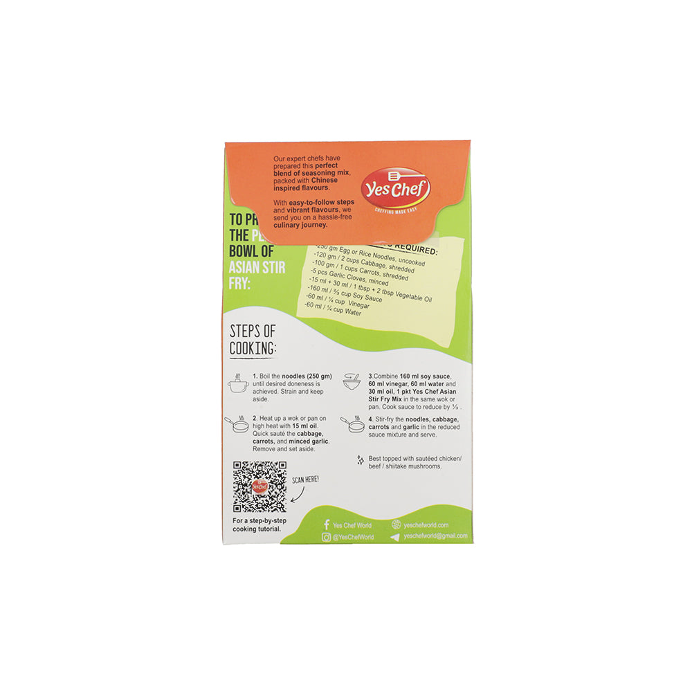 Yes Chef Asian Strix Fry Mix 40g - Snapcart.pk