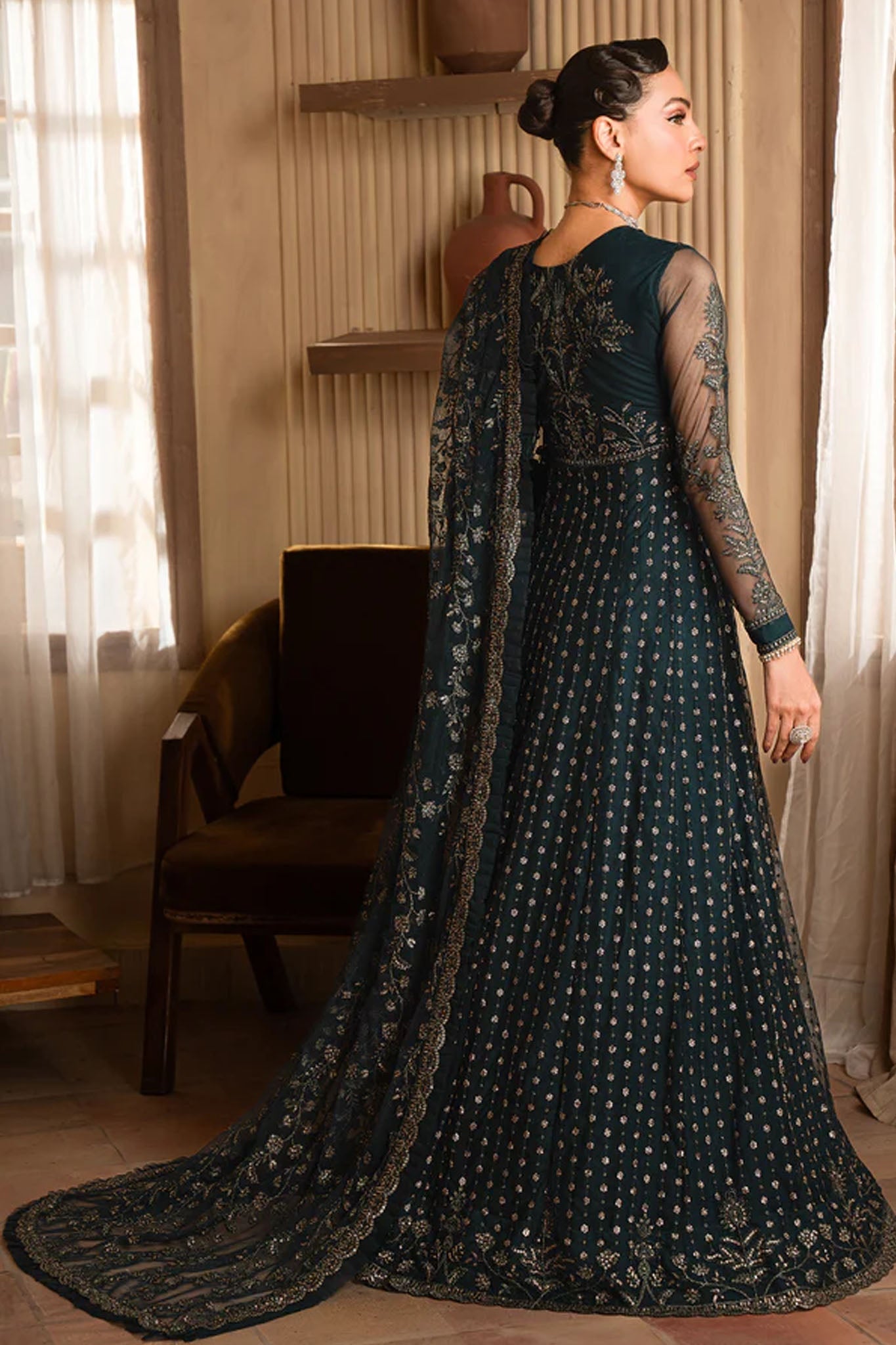 Emirah By Zarif Unstitched 3 Piece Luxury Formals Collection'2025-ZEF 01 ORNA