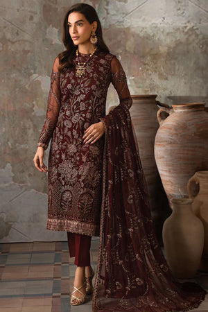 Emirah By Zarif Unstitched 3 Piece Luxury Formals Collection'2025-ZEF 03 CHARM